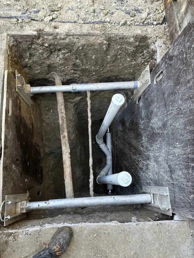 Experienced plumber completing Gas Line Repair work in Danville